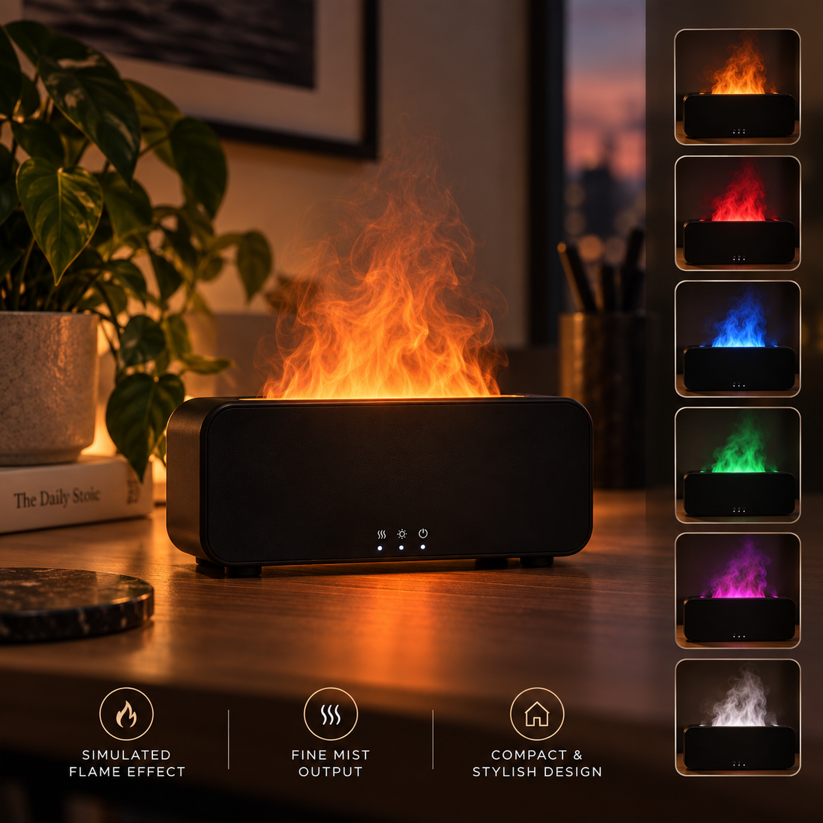 EmberGlow Mini Fireplace Diffuser